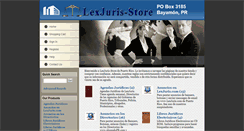 Desktop Screenshot of lexjurisstore.com