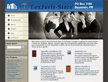 Tablet Screenshot of lexjurisstore.com